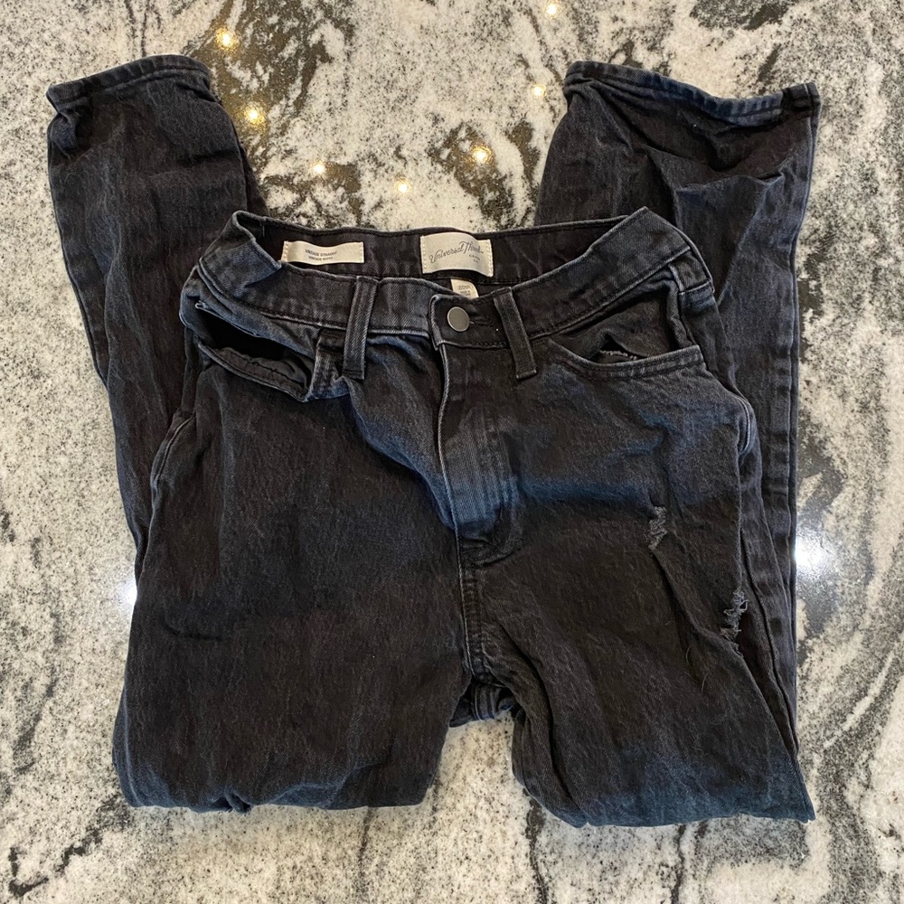 Universal Thread Vintage Straight black jeans